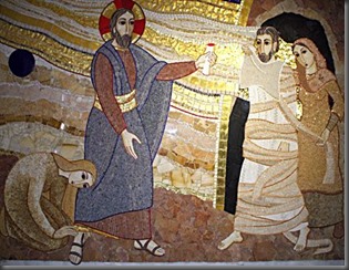 Lazzaro e Gesù di M. Rupnik